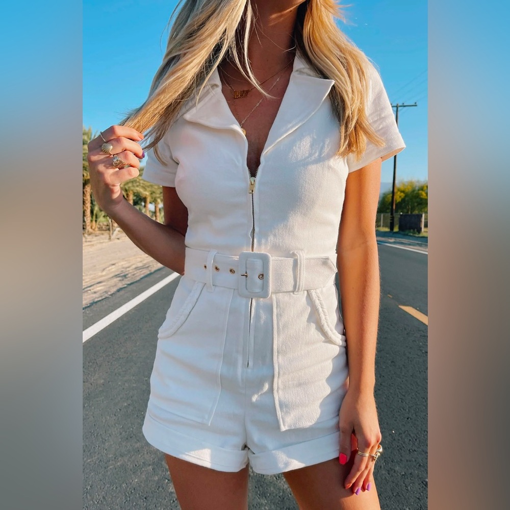 SHOW ME YOUR MUMU Outlaw Romper White | Brand new with tags